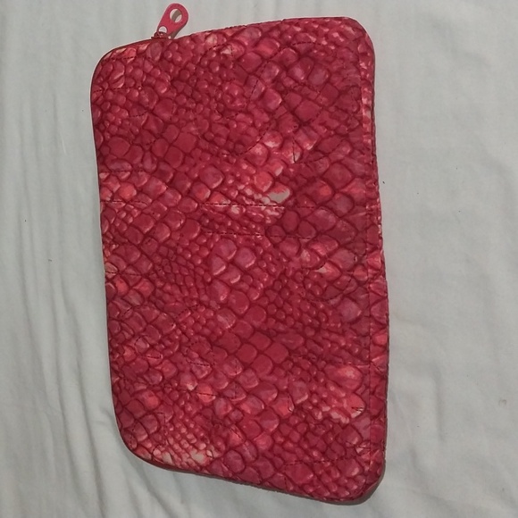 Marc By Marc Jacobs Workware pink embossed nylon laptop iPad tablet sleeve case - Picture 4 of 8